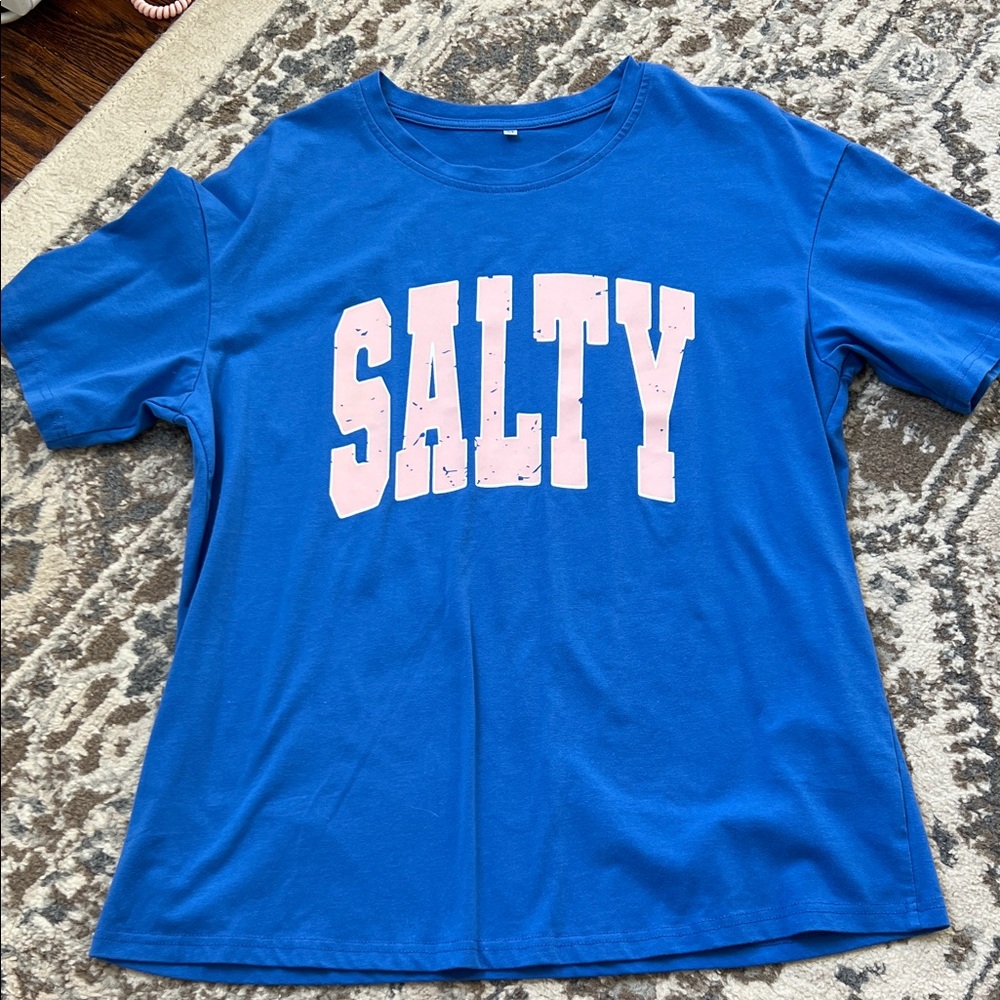 Blue 'Salty' T-Shirt